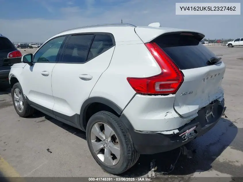 2020 Volvo Xc40 T5 Momentum VIN: YV4162UK5L2327462 Lot: 41745391
