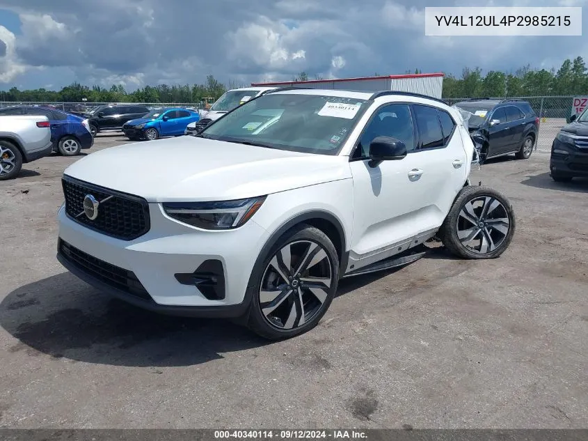 YV4L12UL4P2985215 2023 Volvo Xc40 B5 Plus Dark Theme