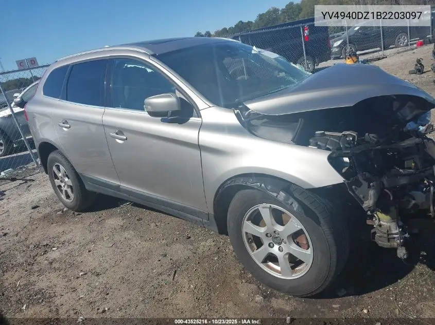 YV4940DZ1B2203097 2011 Volvo Xc60 3.2