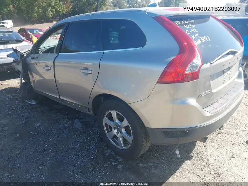YV4940DZ1B2203097 2011 Volvo Xc60 3.2