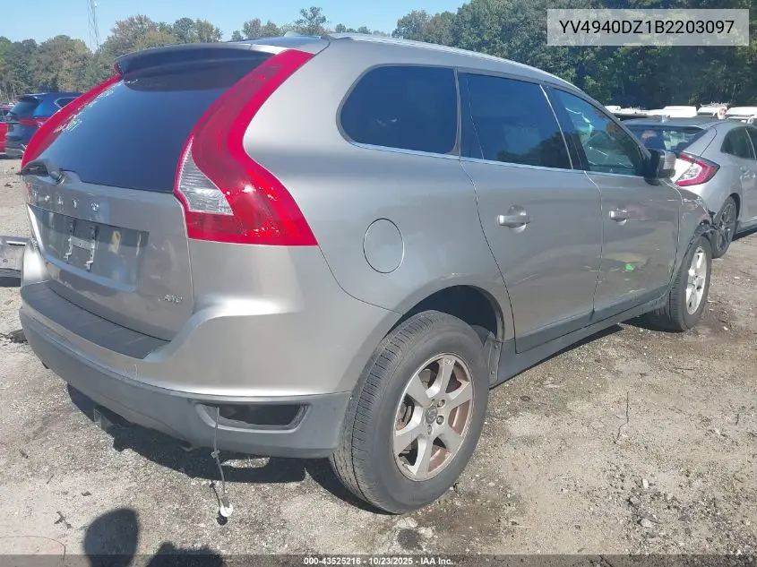 YV4940DZ1B2203097 2011 Volvo Xc60 3.2