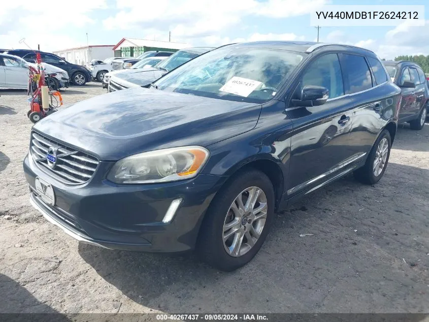 2015 Volvo Xc60 T5 Premier VIN: YV440MDB1F2624212 Lot: 40267437