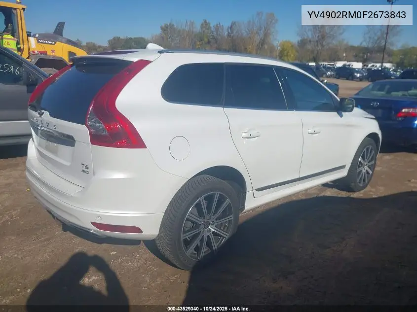 YV4902RM0F2673843 2015 Volvo Xc60 T6 Platinum