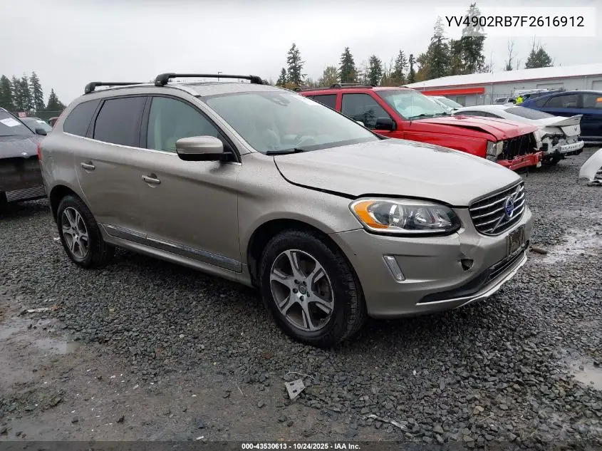 YV4902RB7F2616912 2015 Volvo Xc60 T6