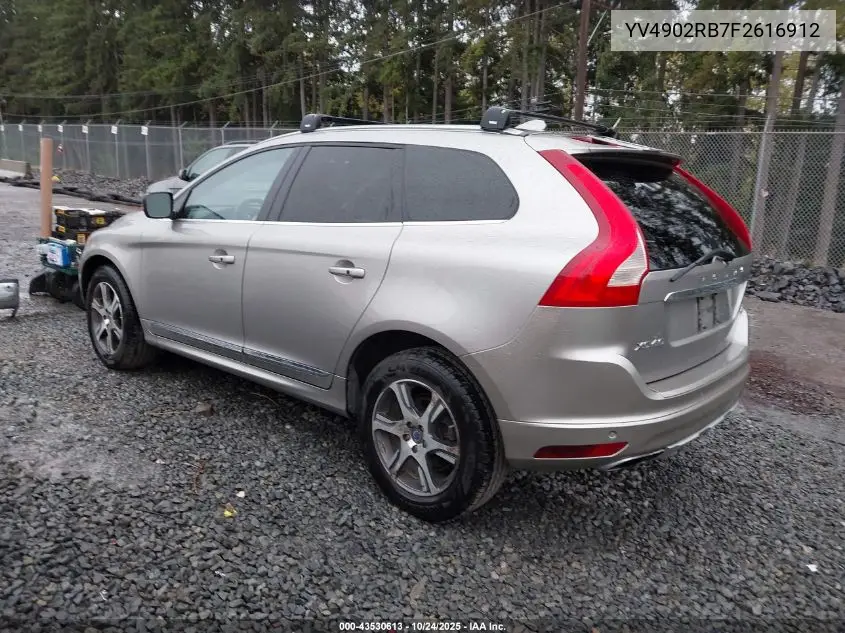 YV4902RB7F2616912 2015 Volvo Xc60 T6