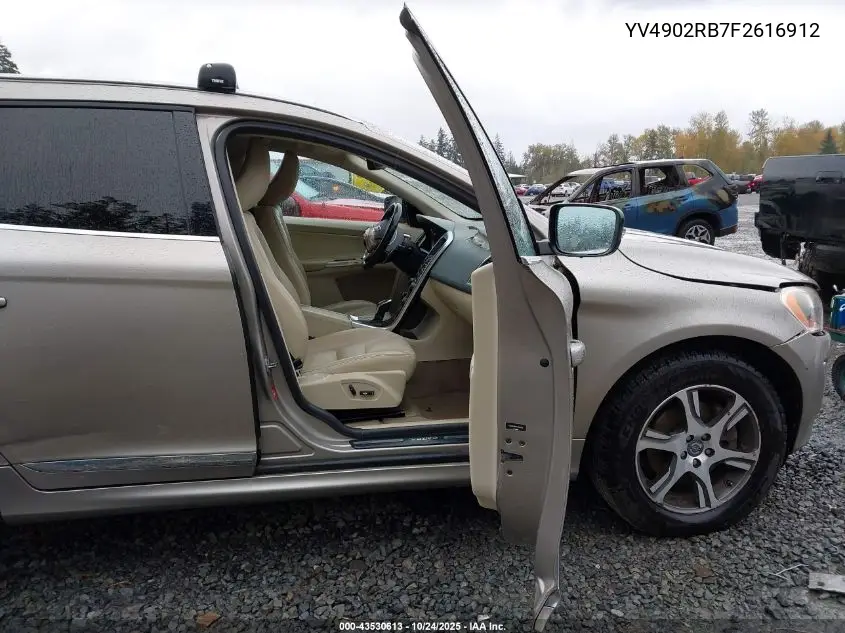 YV4902RB7F2616912 2015 Volvo Xc60 T6