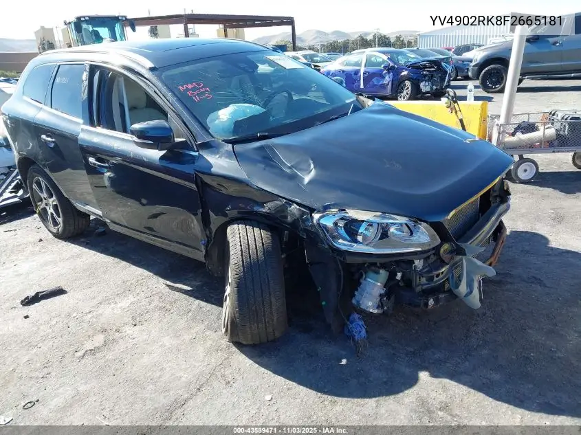 YV4902RK8F2665181 2015 Volvo Xc60 T6