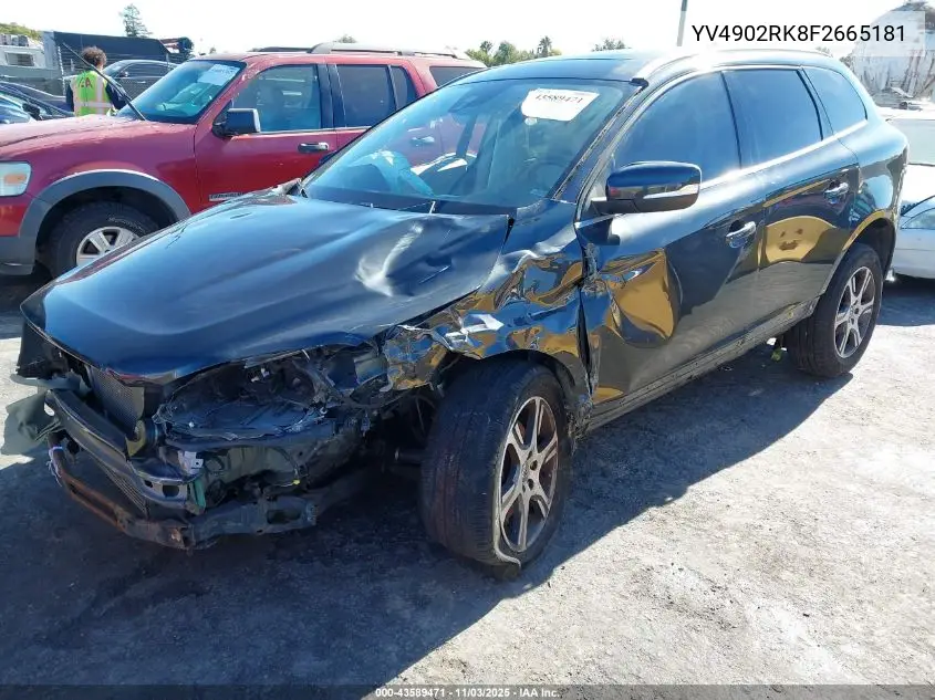 YV4902RK8F2665181 2015 Volvo Xc60 T6