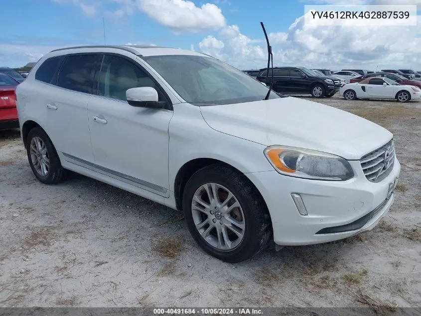 YV4612RK4G2887539 2016 Volvo Xc60 T5 Premier