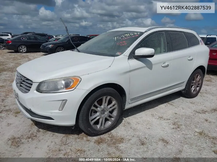 YV4612RK4G2887539 2016 Volvo Xc60 T5 Premier