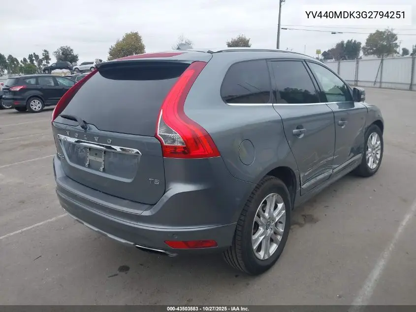 YV440MDK3G2794251 2016 Volvo Xc60 T5 Drive-E Premier