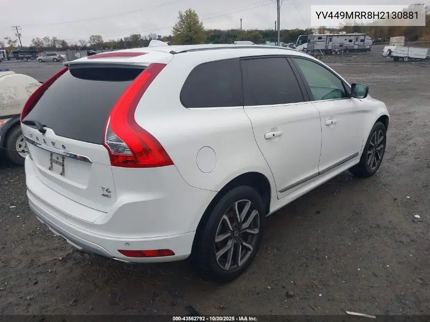 YV449MRR8H2130881 2017 Volvo Xc60 T6 Dynamic