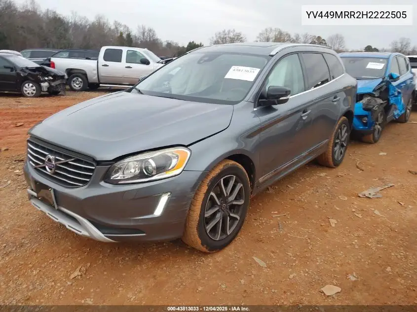 YV449MRR2H2222505 2017 Volvo Xc60 T6 Dynamic