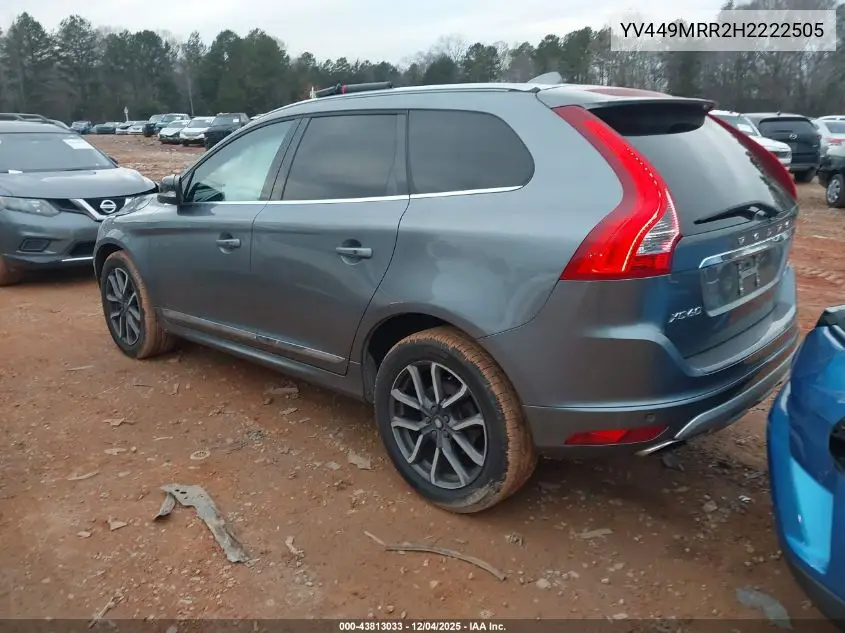 YV449MRR2H2222505 2017 Volvo Xc60 T6 Dynamic