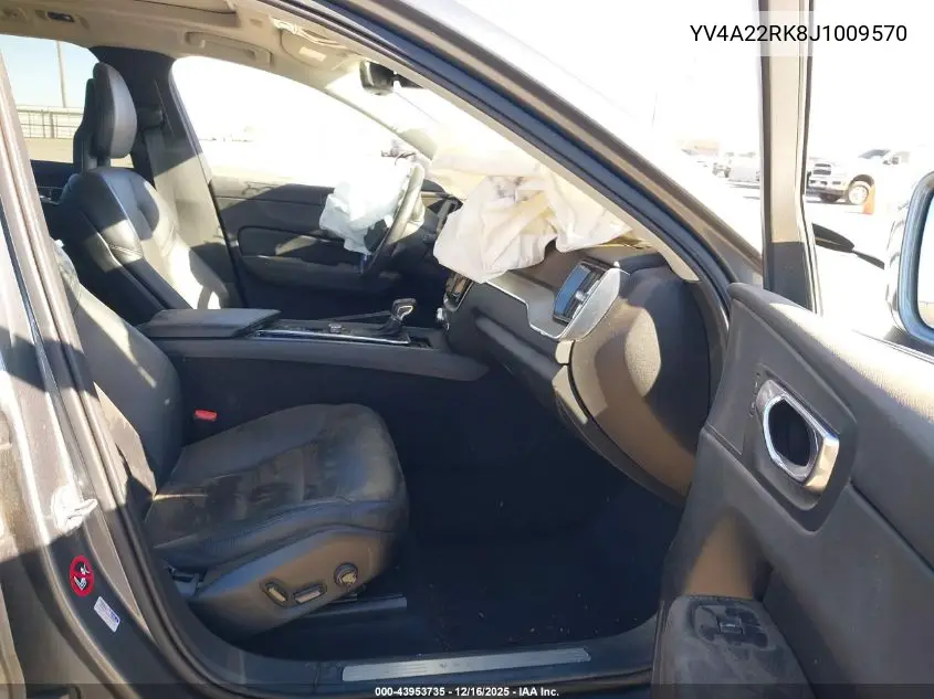 YV4A22RK8J1009570 2018 Volvo Xc60 T6 Momentum