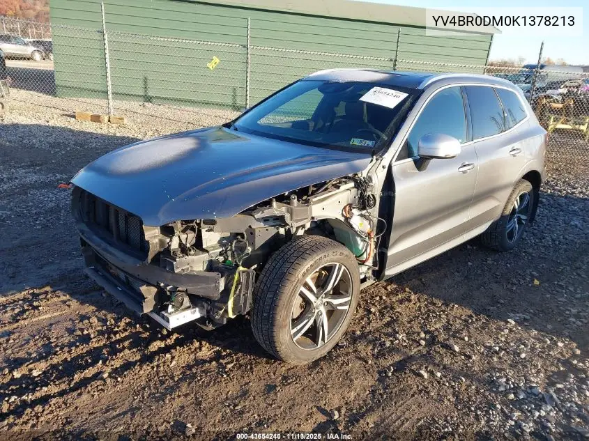 YV4BR0DM0K1378213 2019 Volvo Xc60 Hybrid T8 R-Design