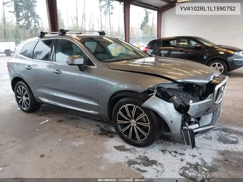 YV4102RL1L1590752 2020 Volvo Xc60 T5 Inscription