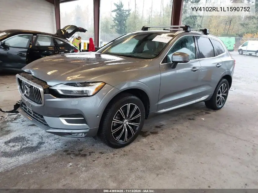 YV4102RL1L1590752 2020 Volvo Xc60 T5 Inscription