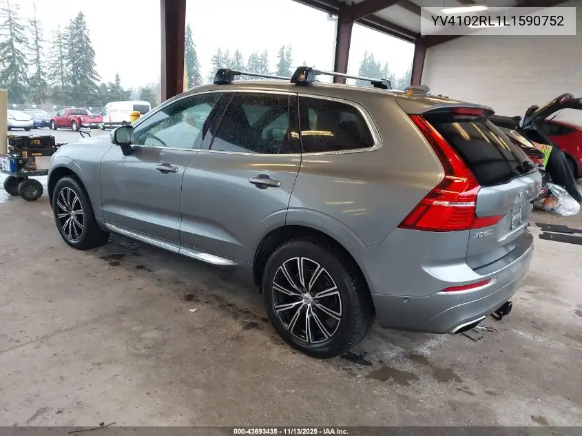 YV4102RL1L1590752 2020 Volvo Xc60 T5 Inscription
