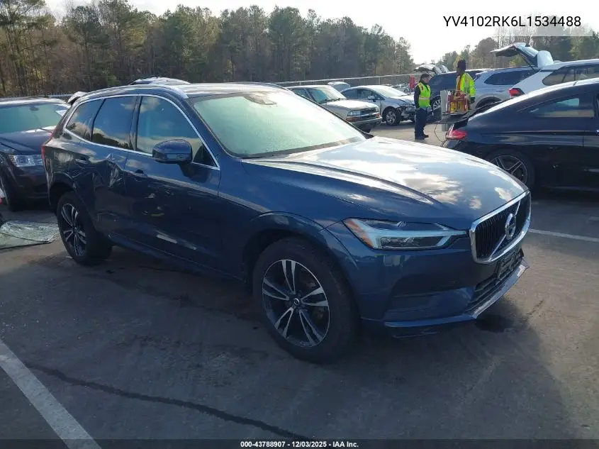 YV4102RK6L1534488 2020 Volvo Xc60 T5 Momentum