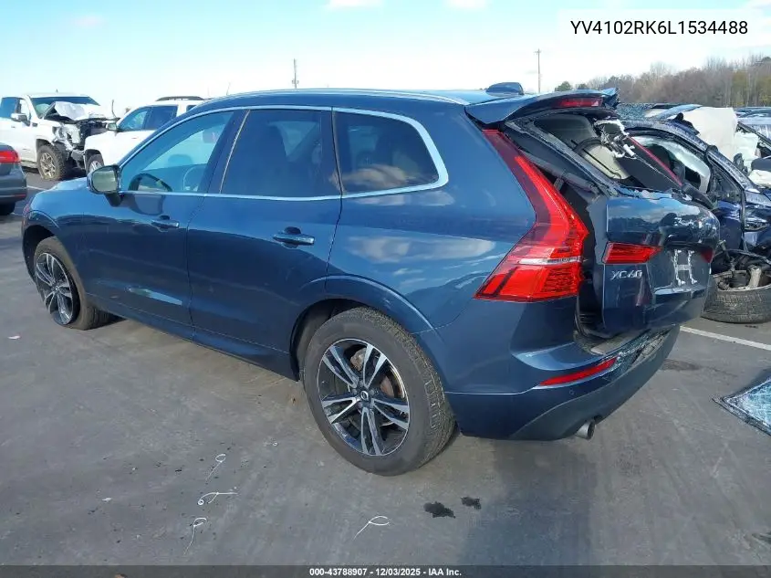 YV4102RK6L1534488 2020 Volvo Xc60 T5 Momentum