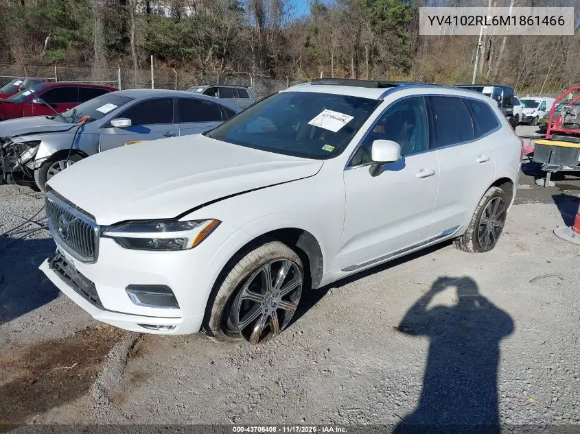 YV4102RL6M1861466 2021 Volvo Xc60 T5 Inscription