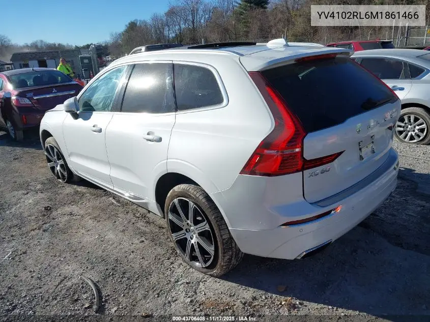 YV4102RL6M1861466 2021 Volvo Xc60 T5 Inscription