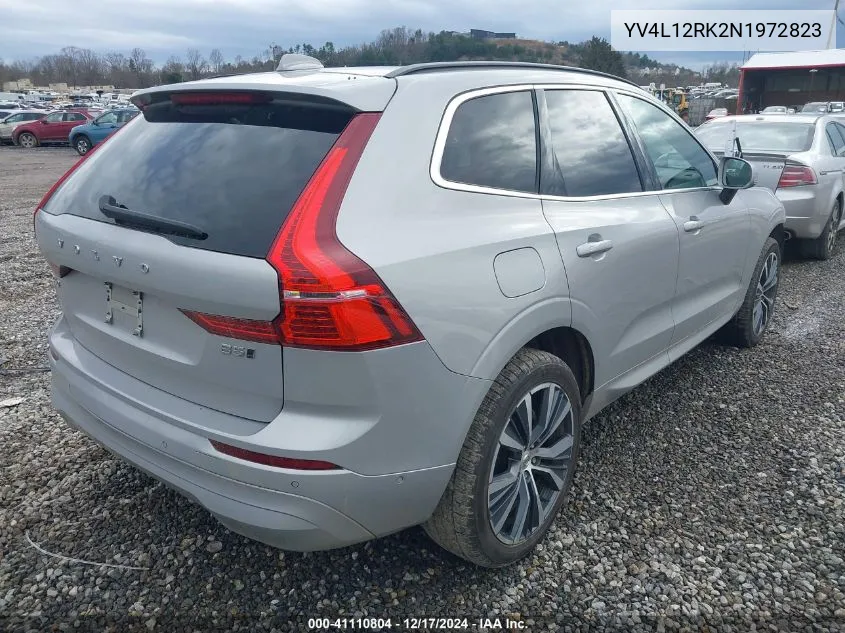 2022 Volvo Xc60 B5 Momentum VIN: YV4L12RK2N1972823 Lot: 41110804