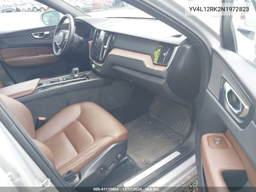 2022 Volvo Xc60 B5 Momentum VIN: YV4L12RK2N1972823 Lot: 41110804