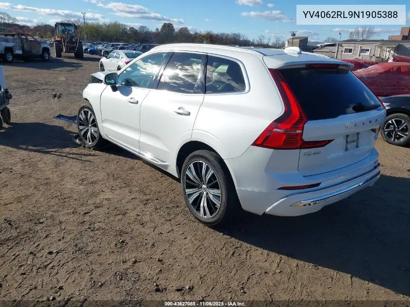 YV4062RL9N1905388 2022 Volvo Xc60 B6 Inscription
