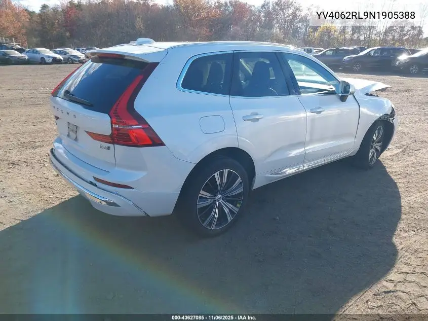 YV4062RL9N1905388 2022 Volvo Xc60 B6 Inscription