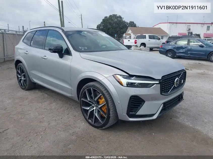 YV1BK0DP2N1911601 2022 Volvo Xc60 Recharge Plug-In Hybrid T8 Polestar Engineered