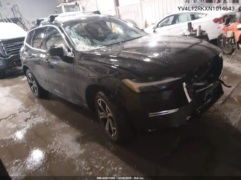 YV4L12RKXN1014643 2022 Volvo Xc60 B5 Momentum