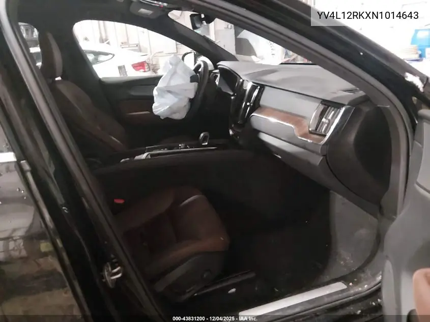 YV4L12RKXN1014643 2022 Volvo Xc60 B5 Momentum
