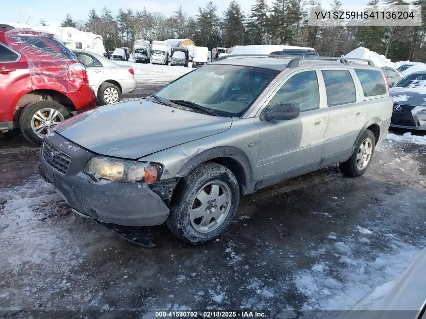 2004 Volvo Xc70 2.5T VIN: YV1SZ59H541136204 Lot: 41590792