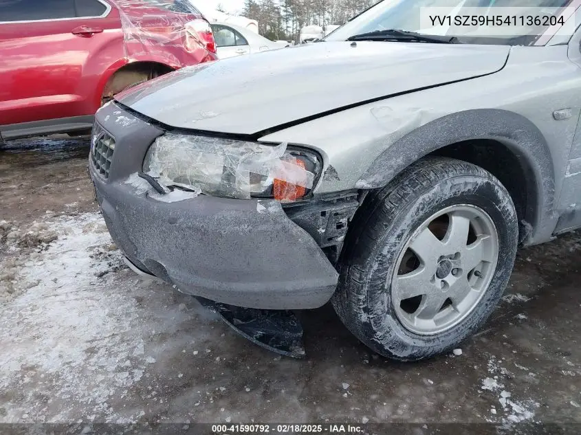 2004 Volvo Xc70 2.5T VIN: YV1SZ59H541136204 Lot: 41590792