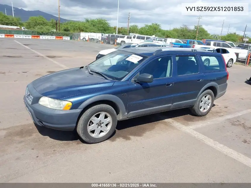 2005 Volvo Xc70 2.5T Awd VIN: YV1SZ592X51201853 Lot: 41655136