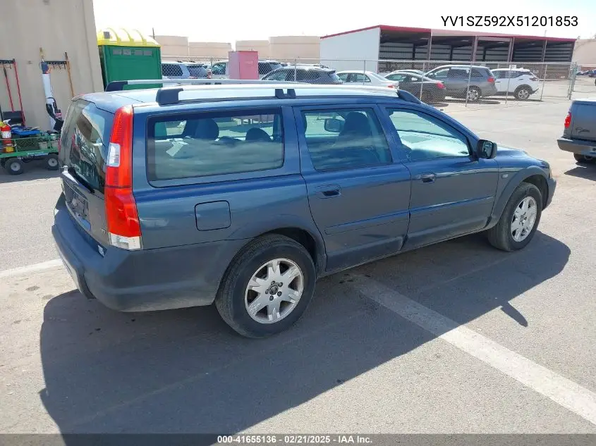 2005 Volvo Xc70 2.5T Awd VIN: YV1SZ592X51201853 Lot: 41655136