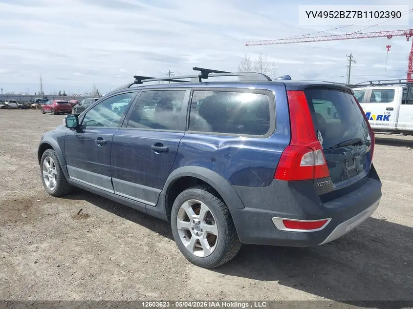 2011 Volvo Xc70 3.2 Level 1/3.2 Level 2 VIN: YV4952BZ7B1102390 Lot: 12603623