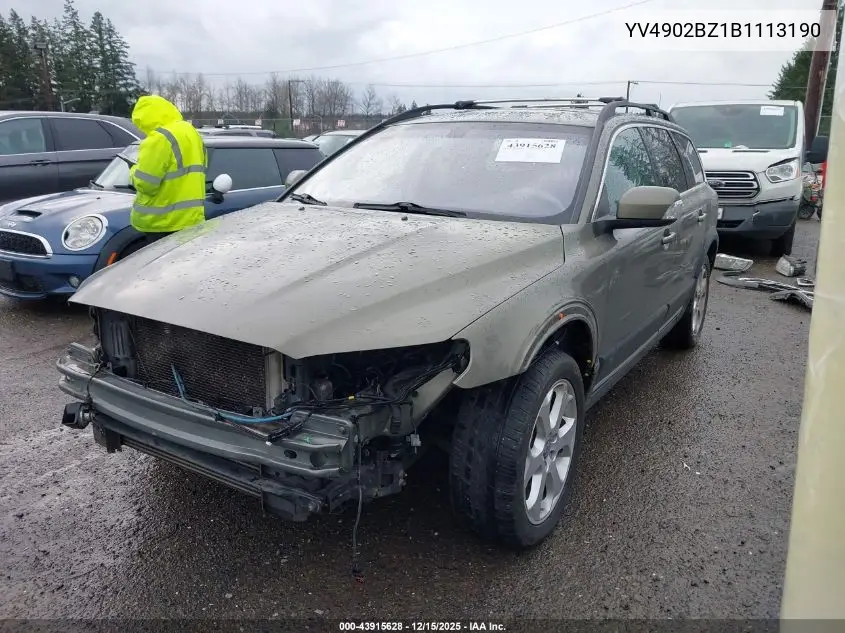 YV4902BZ1B1113190 2011 Volvo Xc70 T6