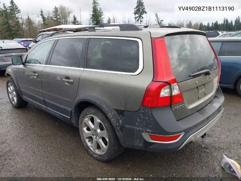 YV4902BZ1B1113190 2011 Volvo Xc70 T6