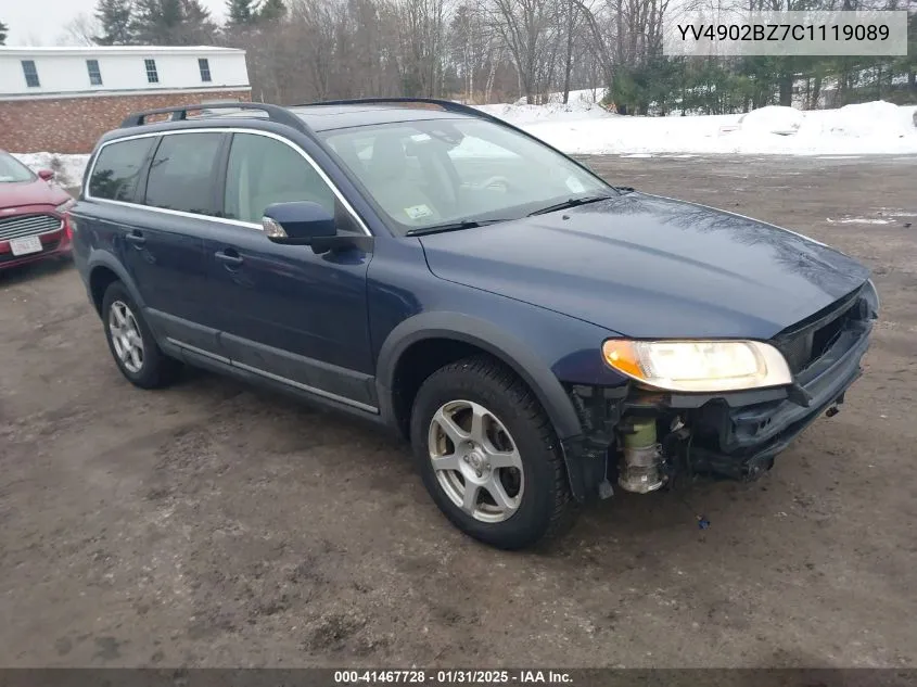 2012 Volvo Xc70 T6 Premier Plus VIN: YV4902BZ7C1119089 Lot: 41467728