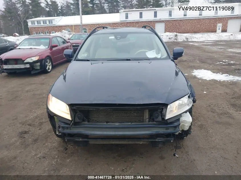 2012 Volvo Xc70 T6 Premier Plus VIN: YV4902BZ7C1119089 Lot: 41467728