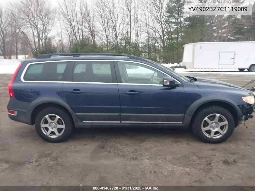 2012 Volvo Xc70 T6 Premier Plus VIN: YV4902BZ7C1119089 Lot: 41467728