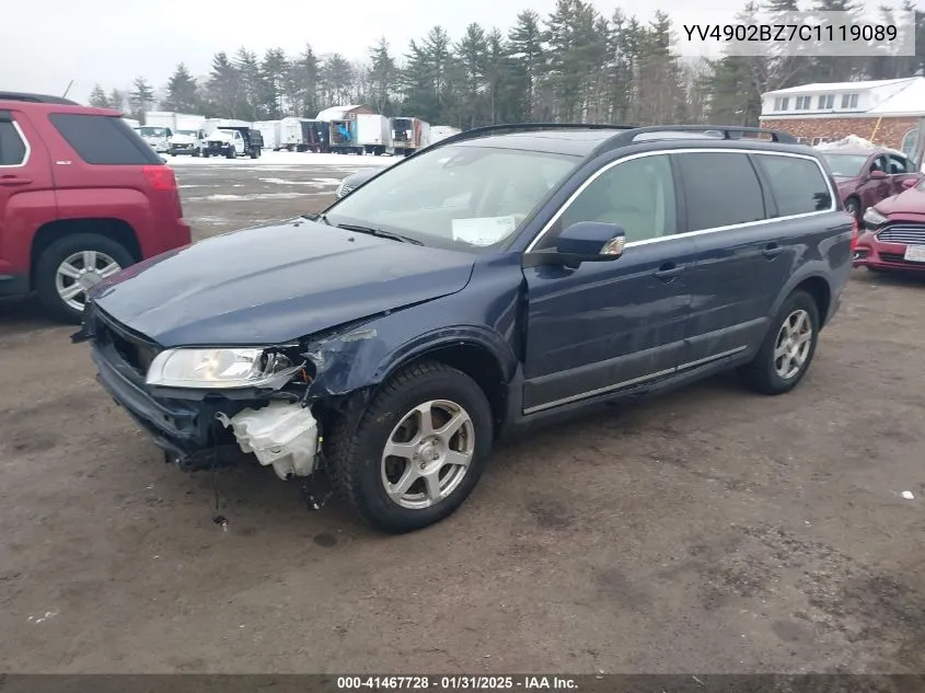 2012 Volvo Xc70 T6 Premier Plus VIN: YV4902BZ7C1119089 Lot: 41467728
