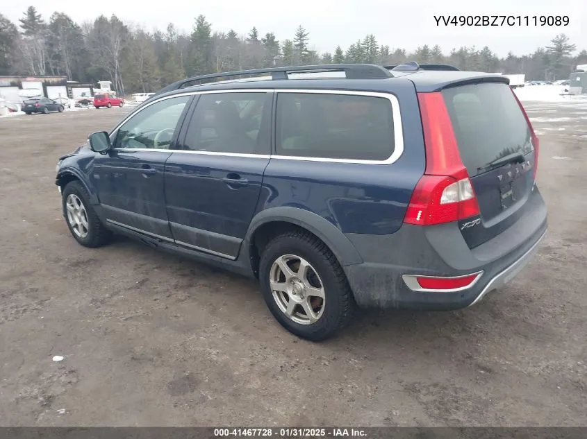 2012 Volvo Xc70 T6 Premier Plus VIN: YV4902BZ7C1119089 Lot: 41467728