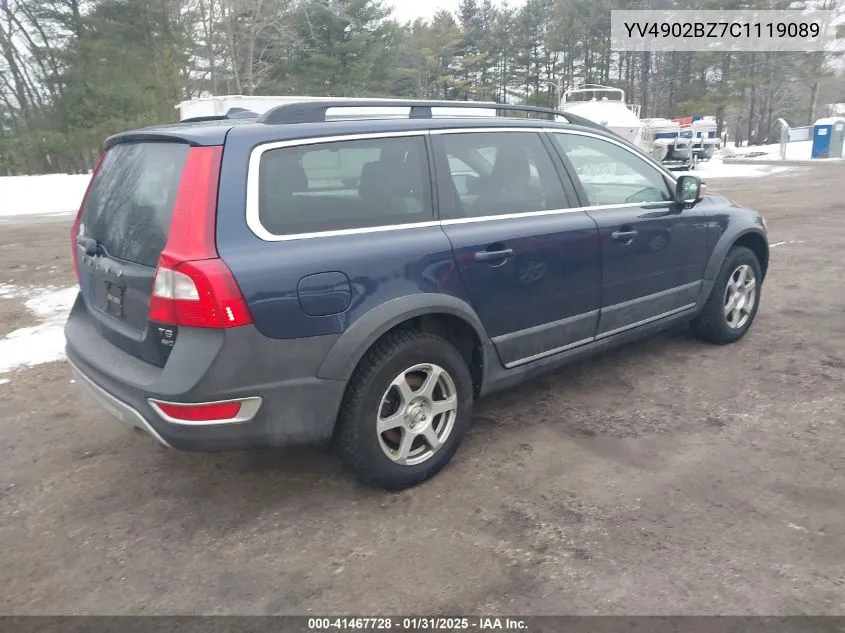 2012 Volvo Xc70 T6 Premier Plus VIN: YV4902BZ7C1119089 Lot: 41467728