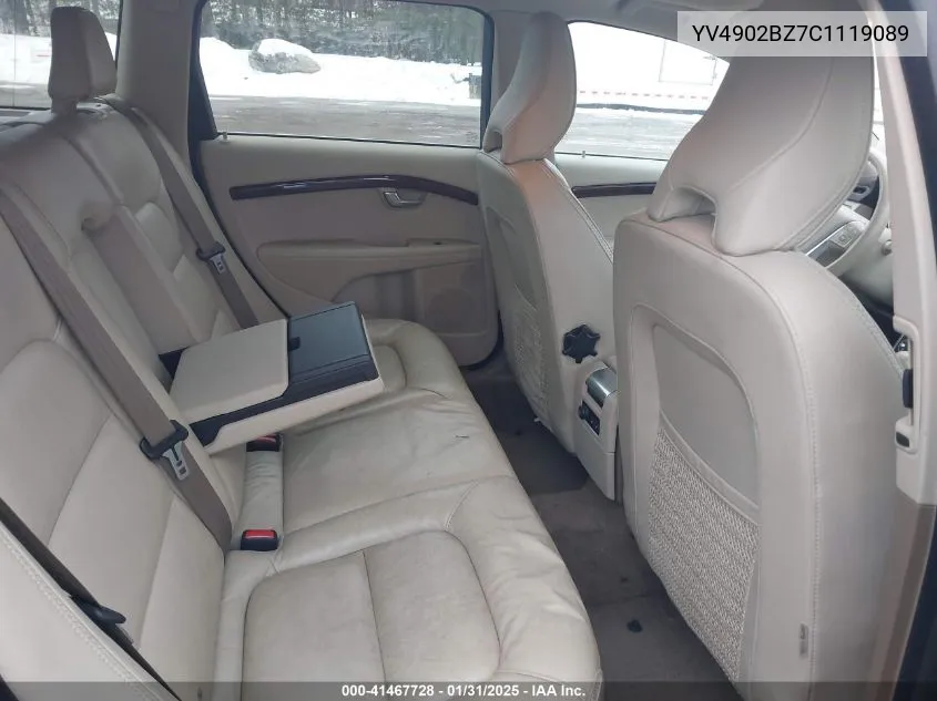 2012 Volvo Xc70 T6 Premier Plus VIN: YV4902BZ7C1119089 Lot: 41467728