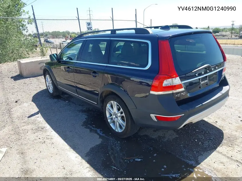 2016 Volvo Xc70 T5 Platinum VIN: YV4612NM0G1240990 Lot: 45214801