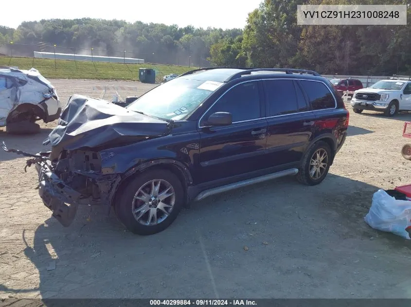 YV1CZ91H231008248 2003 Volvo Xc90 T6